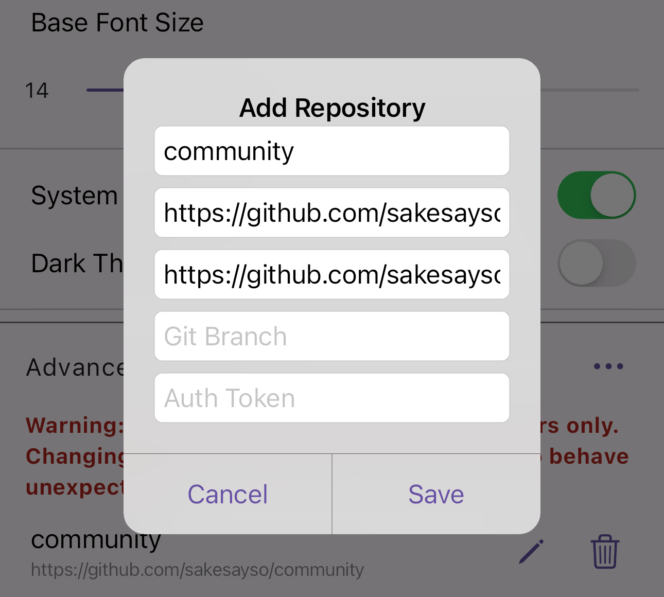 Add Private or Custom Repository